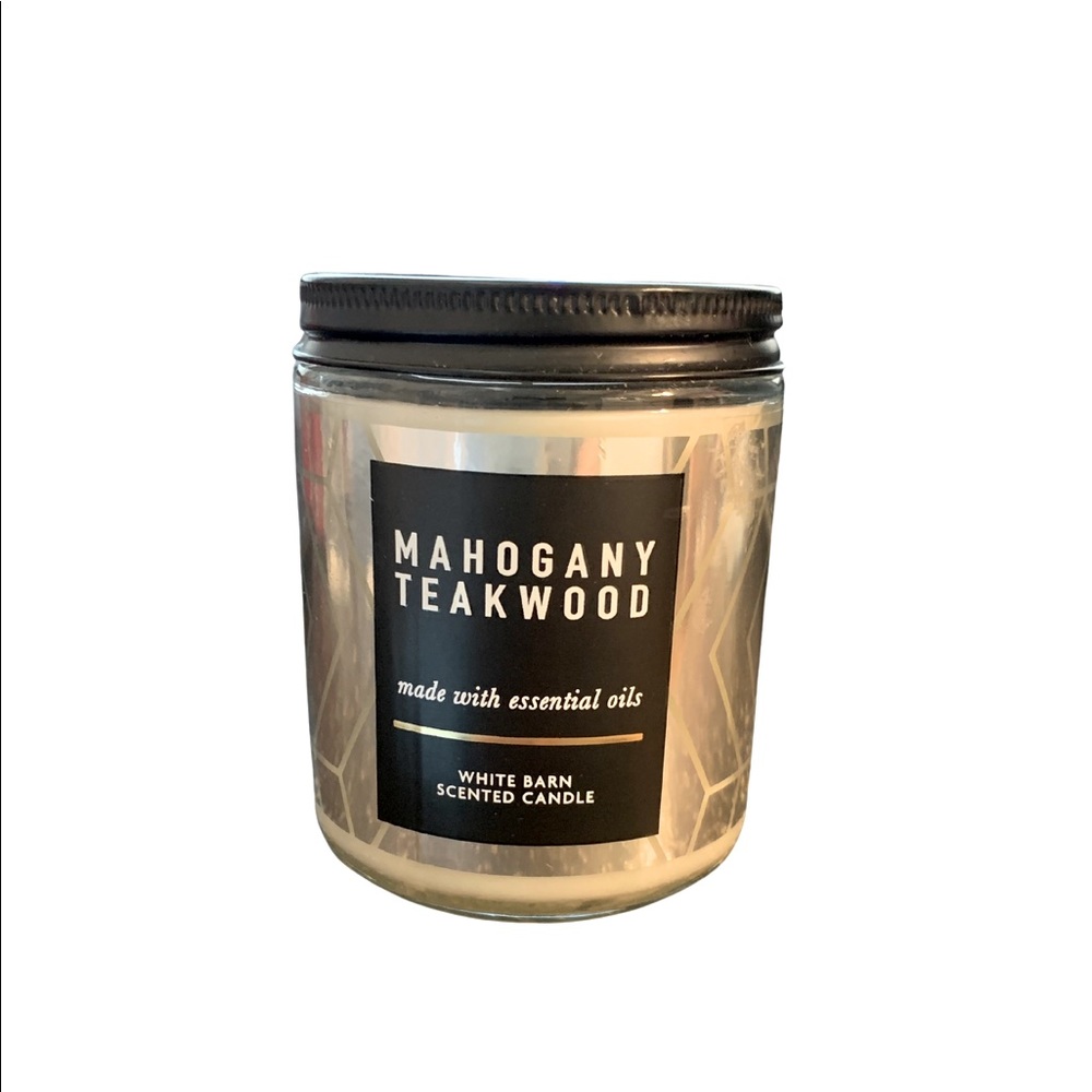 Mahogany Teakwood White Barn Bath And Body Works Candle 7oz